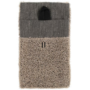 Rento Wash Mitten Sauna Wash Mitten, Brown, Terry Linen, Double-Lined, 6" x 10"