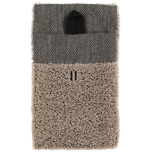 Rento Wash Mitten Sauna Wash Mitten, Brown, Terry Linen, Double-Lined, 6" x 10"