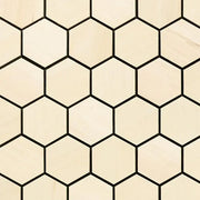 PROSAUNAS Hive Aspen Sauna Wall Panels, Hexagon Pattern, Natural Aspen