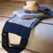 Rento Back Washer Back Washer, Linen Terry, Brown, 6" x 28"