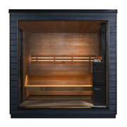 SaunaLife Model G6 Garden Series Fully-Assembled Outdoor Home Sauna, Up to 5 Persons