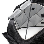 SaunaLife SaunaTrekker XL Extra-Large Portable Insulated Sauna Tent, Up to 6 Persons