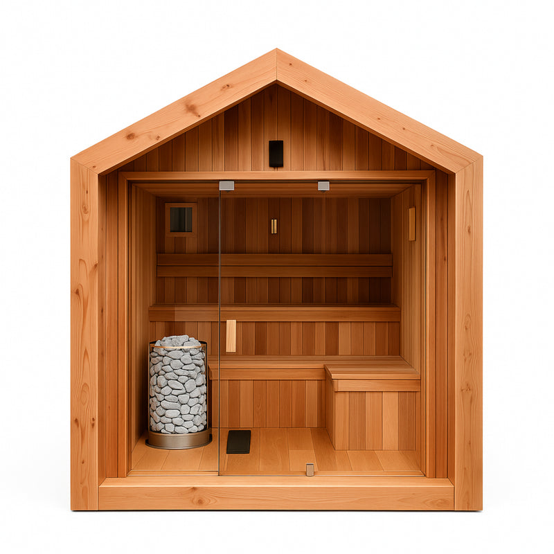 NordHaven Aurora Ridge Outdoor Sauna - Backyard Supply Direct