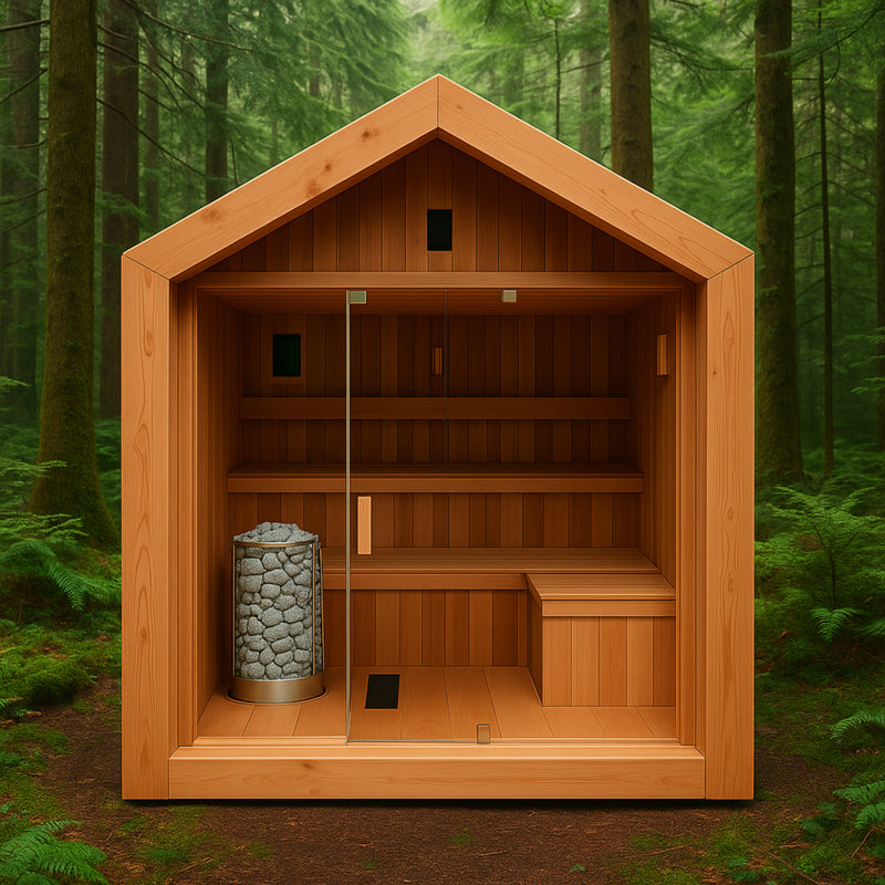 NordHaven Aurora Ridge Outdoor Sauna - Backyard Supply Direct