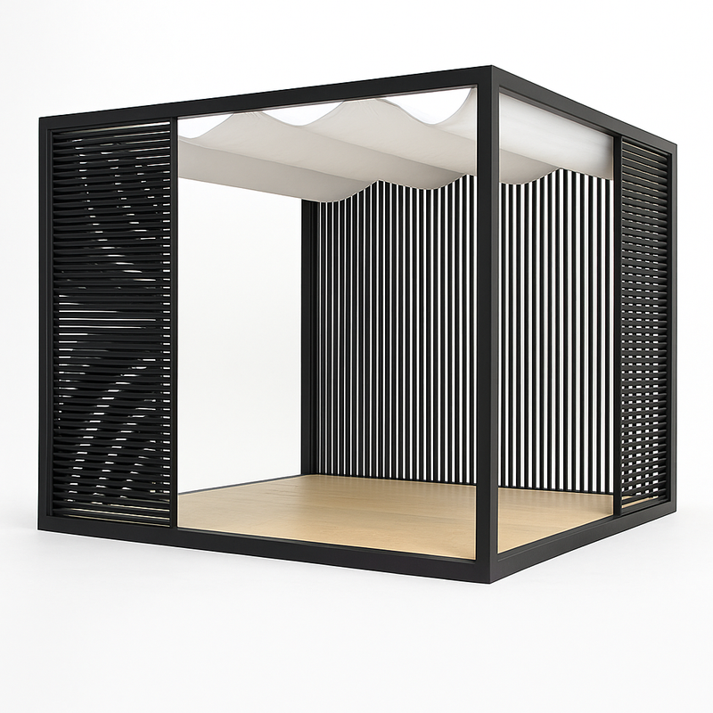 NoirVerge Aperture Pergola - Backyard Supply Direct