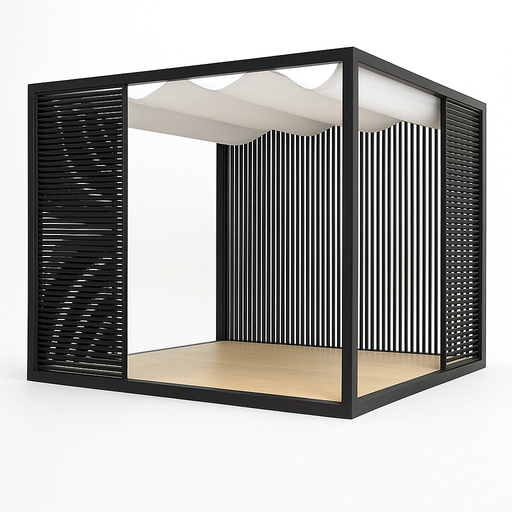 NoirVerge Aperture Pergola - Backyard Supply Direct