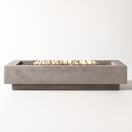 Arcstone Vista 72 Linear Concrete Fire Pit - Backyard Supply Direct