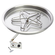 HPC 19" Round Push Button Ignition Fire Pit Kit