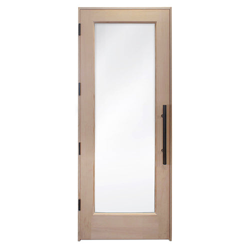 PROSAUNAS Solid Wood ADA Sauna Door with Insulated Glass, 36" x 80"