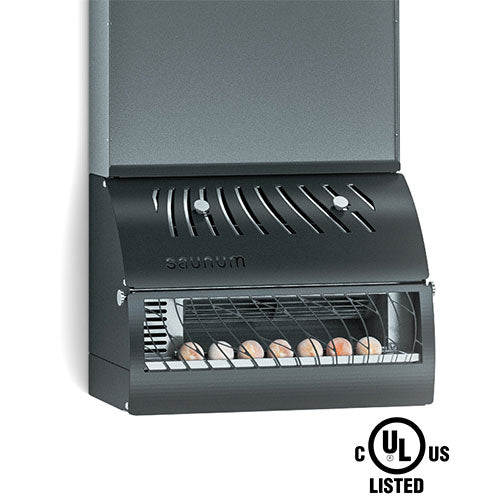 Saunum AirSolo Wall AirSolo Series, In-Wall Sauna Temp & Steam Equalizer, Adj Height