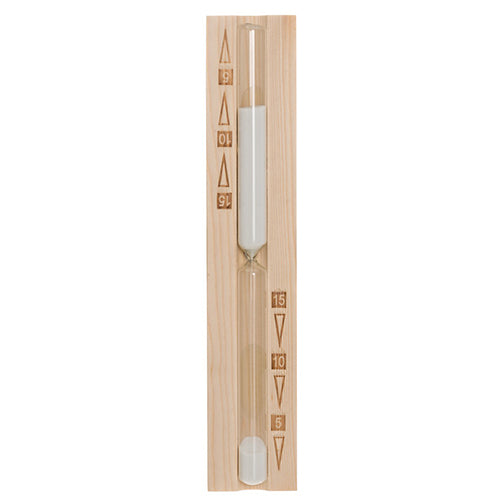 4Living Sand Timer Timer, Sand, Pine, 15 Minute