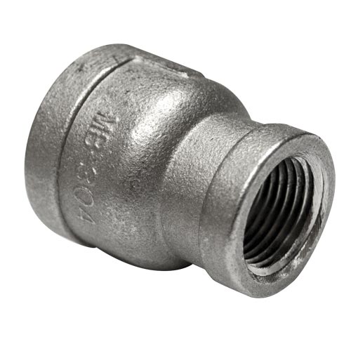 HPC 1/2" to 3/8" Stainless Steel Reducing Coupler