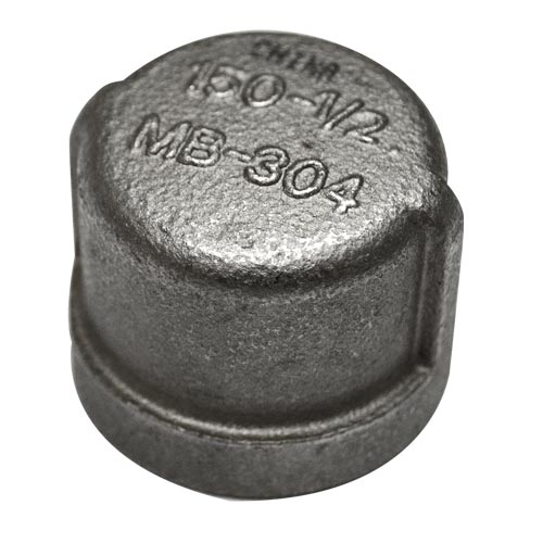 HPC 3/8" Stainless Steel Cap
