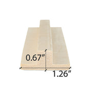 PROSAUNAS Aspen 1x2 (17mm x 32mm) T-Moulding