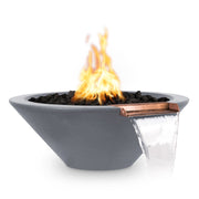 Cazo Fire & Water Bowl - GFRC Concrete - 24" - Backyard Supply Direct