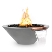 Cazo Fire & Water Bowl - GFRC Concrete - 31" - Backyard Supply Direct