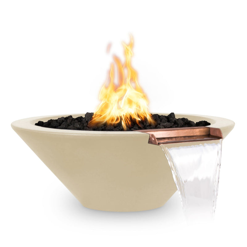 Cazo Fire & Water Bowl - GFRC Concrete - 36" - Backyard Supply Direct