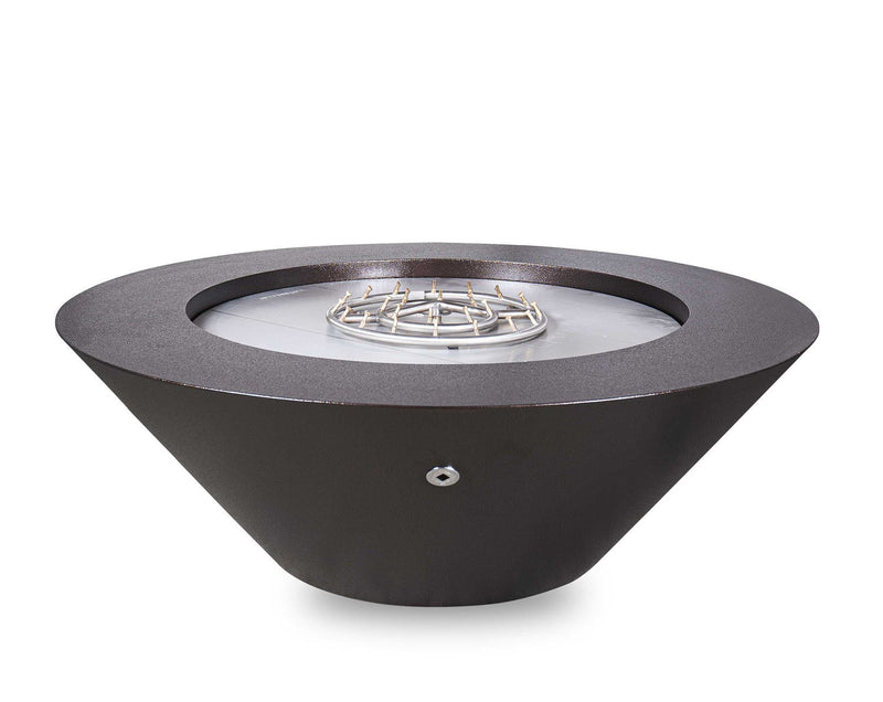 The Outdoor Plus Cazo Fire Pit Wide Ledge - Powder Coat - 60"