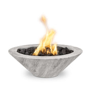 Cazo Fire Bowl - GFRC Wood Grain - 32" - Backyard Supply Direct