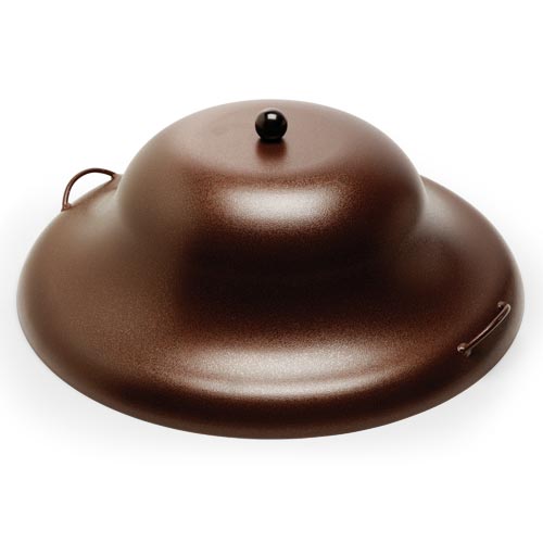HPC 44" Copper Round Aluminum Fire Pit Cover - Tall