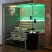 EOS Cubo Avantgarde 240/2 Freestanding Electric Sauna Heater, 240V/2PH, up to 9kW