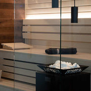 EOS Cubo Avantgarde 240/2 Freestanding Electric Sauna Heater, 240V/2PH, up to 9kW