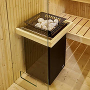 EOS Cubo Avantgarde 208/3 Freestanding Electric Sauna Heater, 208V/3PH, up to 12kW