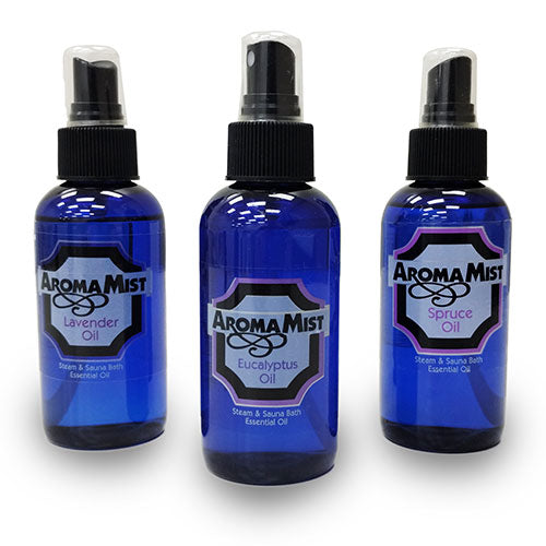AromaMist AI503-SA Essential Oils 3-Pack - Eucalyptus, Lavender & Spruce, 4oz Bottles