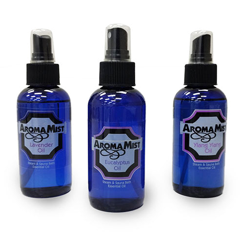 AromaMist AI503-ST Essential Oils 3-Pack - Eucalyptus, Lavender & Ylang Ylang, 4oz Bottles