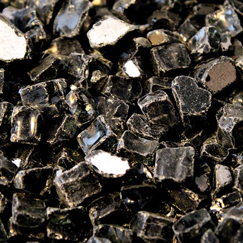 HPC Reflective Tempered Fire Pit Glass, 1/4" (per lb)