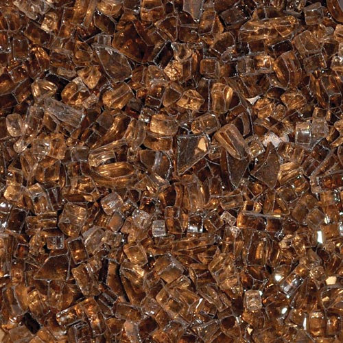 HPC Reflective Tempered Fire Pit Glass, 1/4" (per lb)