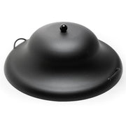 HPC dia. x high Aluminum Fire Pit Hard Cover/Textured Black Wrinkle Finish