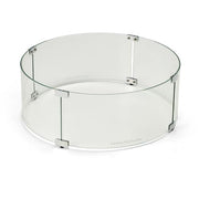 HPC Round Glass Fire Pit Wind Guard