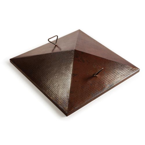 HPC Sedona - 30" Hand Hammered Copper Fire Bowl Cover