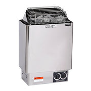 Harvia KIP80B Pkg KIP Series 8kW Sauna Heater Package, Built-In Controls, Stainless Steel