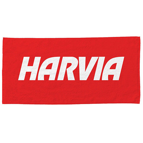Harvia Bath Towel Red Sauna Bath Towel, 28x56
