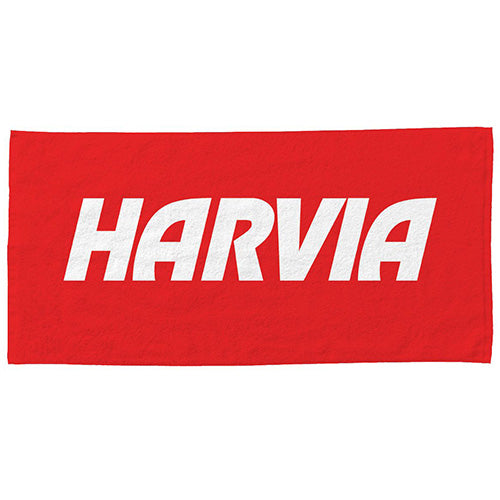 Harvia Hand Towel Red Sauna Hand Towel, 14x22