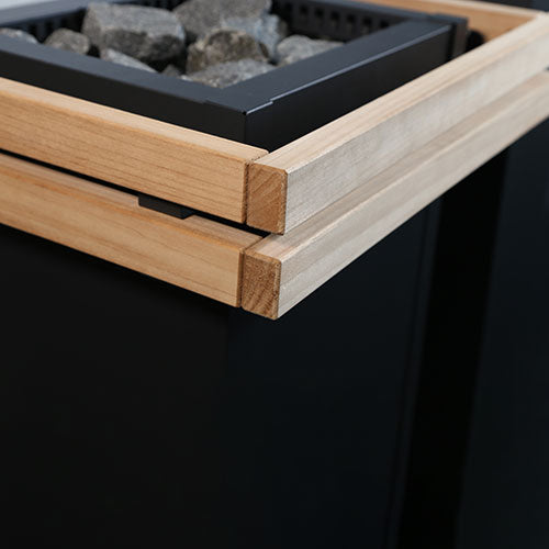 Harvia HL3S Safety Rail for Harvia Virta HL70/90, Wood