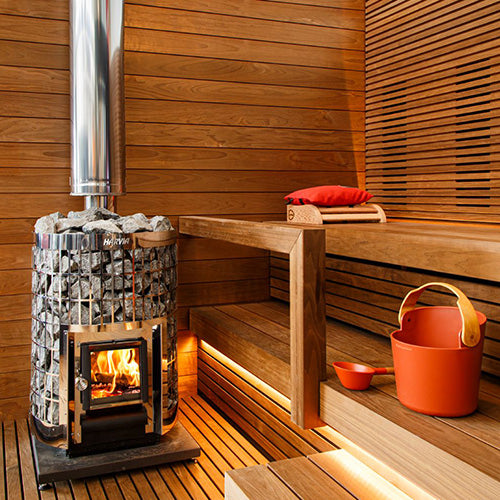 Harvia WHP1500 Sauna Wood Stove Chimney Kit, 1500mm, Stainless Steel