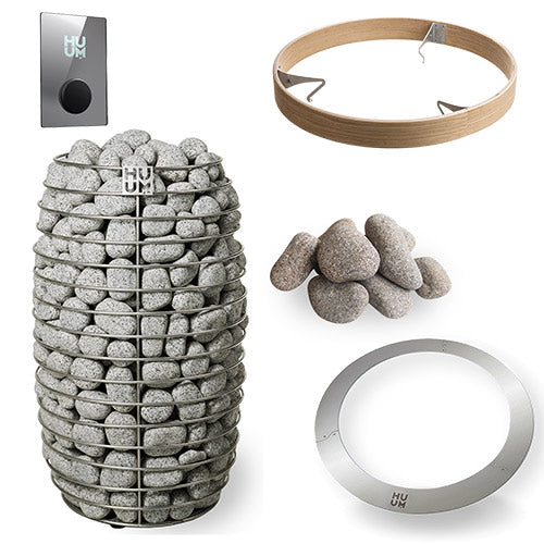 HUUM Heater Package HIVE Mini Series 10.6kW Sauna Heater Package, Haljas Single Luxury