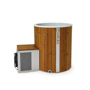Icetubs IceBarrel XL Immersion Tub, Thermowood & Fiberglass Cold Plunge, 63"L x 41"W x 47"H