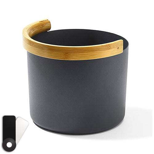 KOLO Bucket 2 Sauna Bucket with Curved Handle, Bamboo/Aluminum, 1.3 Gal