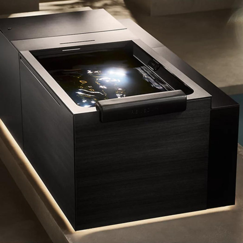 Kohler x Remedy Place K-35848 cold plunge ice bath with sleek design and durable construction for refreshing cold therapy.