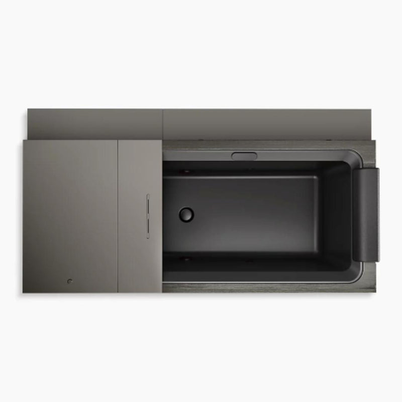 Kohler Cold Plunge Ice Bath from Remedy Place, sleek rectangular immersion tub with clear water and modern design.