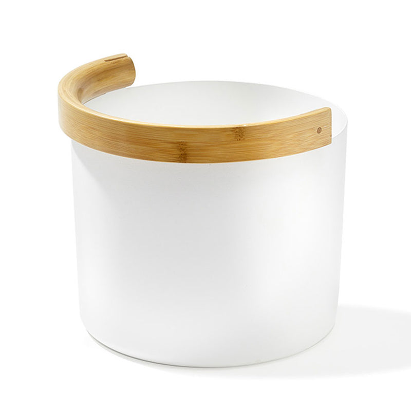 KOLO Bucket 2 Sauna Bucket with Curved Handle, Bamboo/Aluminum, 1.3 Gal