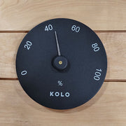 KOLO Hygrometer Sauna Hygrometer, Round, Black