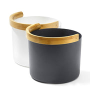 KOLO Bucket 2 Sauna Bucket with Curved Handle, Bamboo/Aluminum, 1.3 Gal