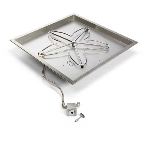 HPC 24" Square Bowl Fire Pit Insert, CSA Certified
