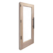 PROSAUNAS Solid Wood Sauna Door with Insulated Glass, 24" x 70"
