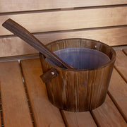 PROSAUNAS Spruce Sauna Pail w/ Ladle